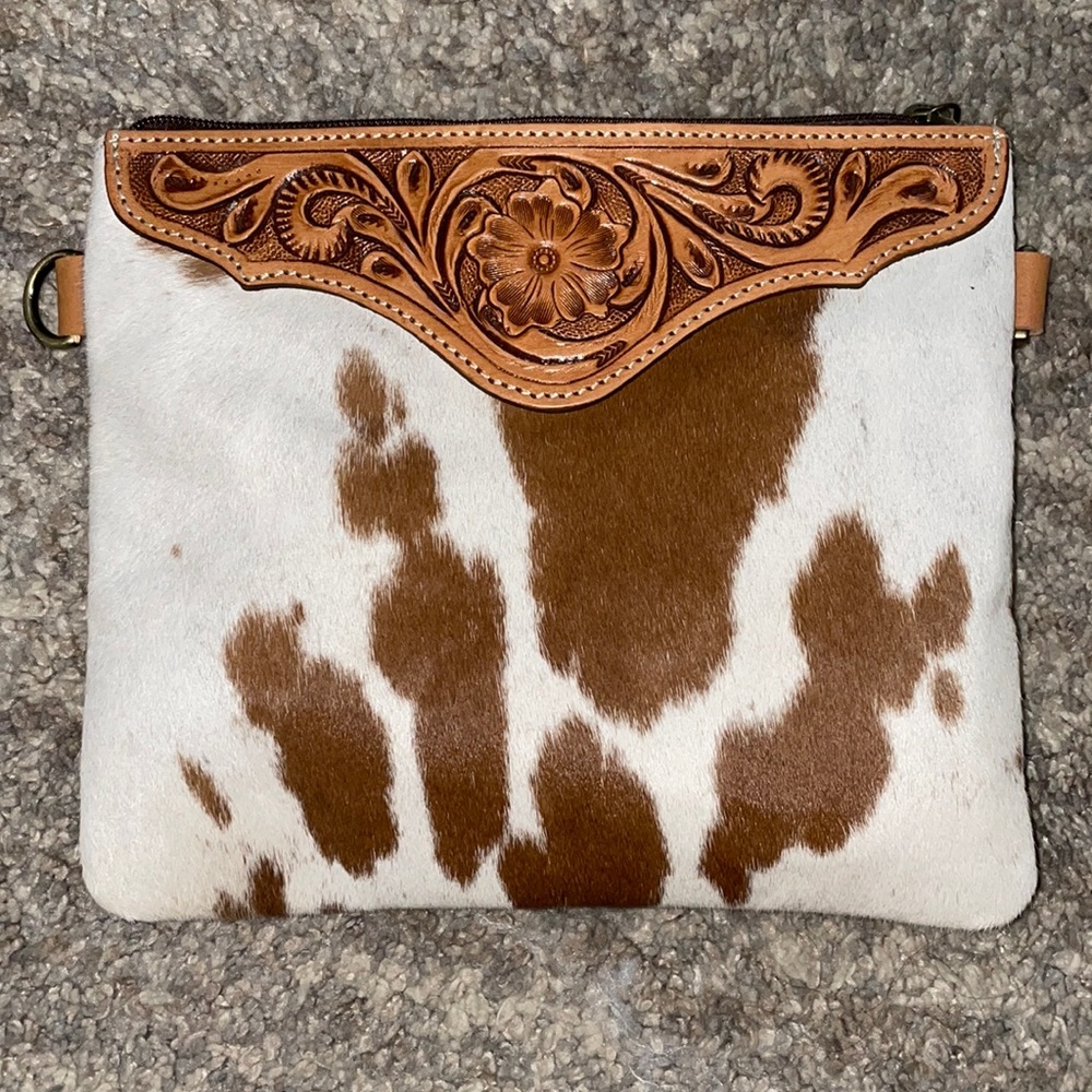 Cow Print Crossbody
